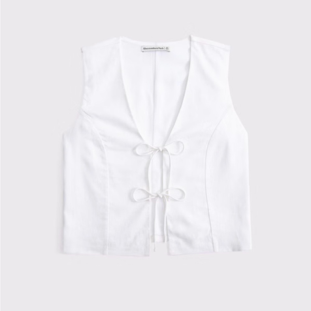 Abercrombie Tie-Front Vest